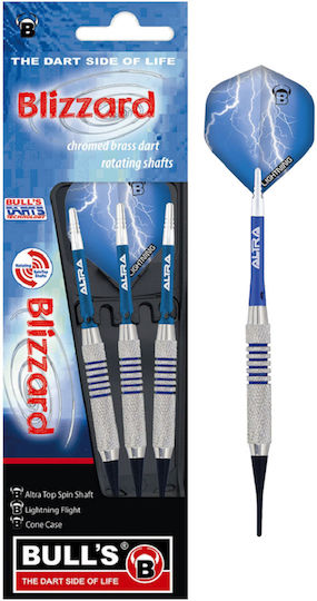 Bull's Soft Darts Blizzard 3 Arrows for Dartboard 18g