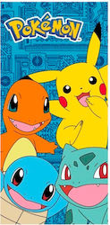 Pokemon Kids' Blue Beach Towel