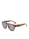 Vans Squared Off Shades Men's Sunglasses with Plastic Frame Cheetah Tortoise VN0A7PR1PA9
