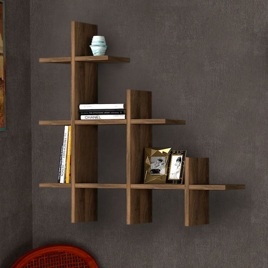 Shelf Wall Juke 81.8x18x80cm Walnut