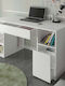 Birou Pontus Din Lemn Cu Birou Alb 145x60x74,4cm
