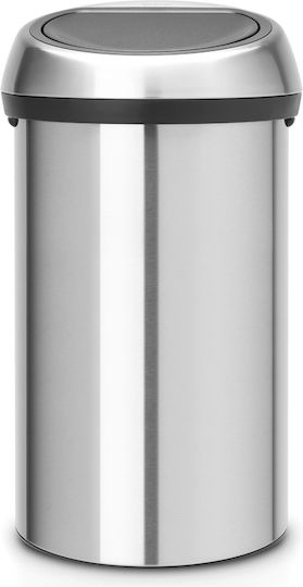 Brabantia Touch Bin Κάδος Απορριμμάτων από Ανοξείδωτο Ατσάλι Matt Steel 60lt Brabantia Touch Bin Κάδος Απορριμμάτων από Ανοξείδωτο Ατσάλι Matt Steel 60lt