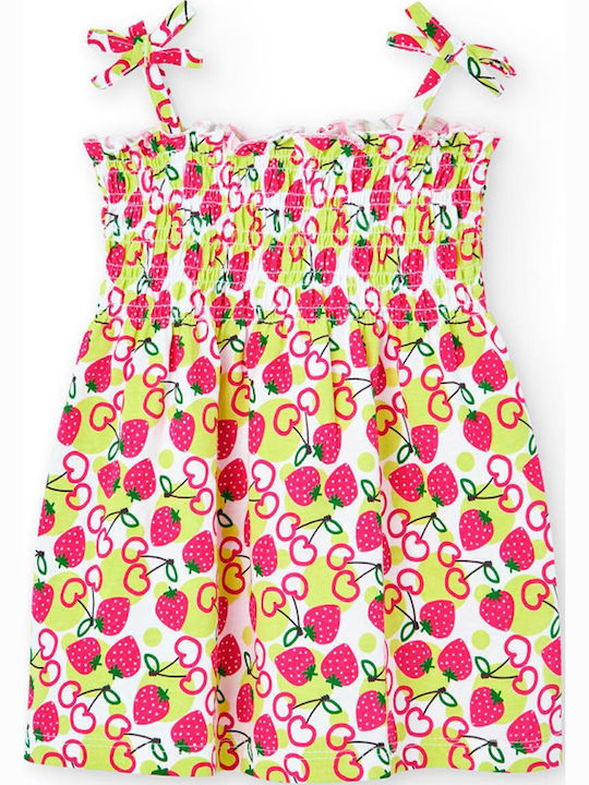 Kinderkleid Ärmellos Orange