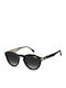 Carrera Unisex Sunglasses With Black Horn-Rimmed Frame And Grey Gradient Lens 306/S M4P/9O