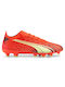 PUMA Ultra Mach Low Football Shoes FG/AG with Cleats Orange