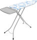 Brabantia Bubbles Ironing Board for Steam Iron Foldable 124x38x96cm