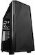 Logic Agir Full Tower Computer Case with Window Panel Black