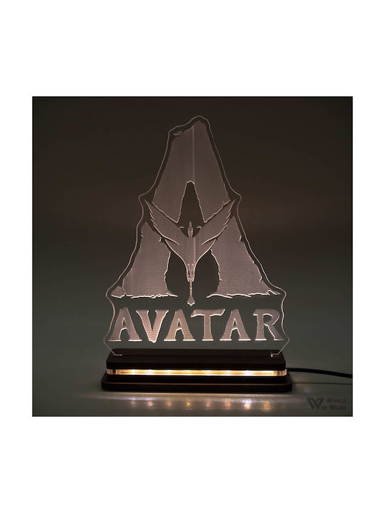 World of Wood Avatar Dekorative Lampe LED Transparent