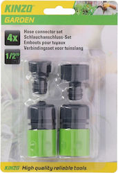 Kinzo Quick Connector Water Pipe 4τμχ