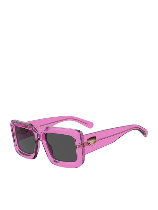 Chiara Ferragni Women's Sunglasses with Pink Pl...