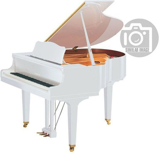 Yamaha Κλασσικό Πιάνο με Ουρά GB1K SC3 Λειτουργία Silent και Σύνδεση με Ακουστικά και Υπολογιστή Polished White
