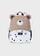 Mayoral School Bag Backpack Kindergarten Beige with Water Bottle Holder