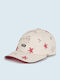 Mayoral Kids' Hat Jockey Fabric Beige