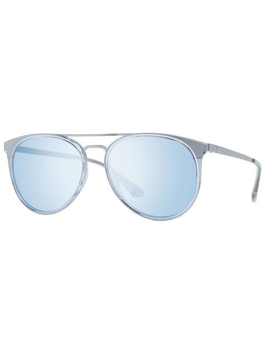 Spy Toddy Sunglasses with Silver Metal Frame and Light Blue Lenses Crystal Silver / Light Blue Lens