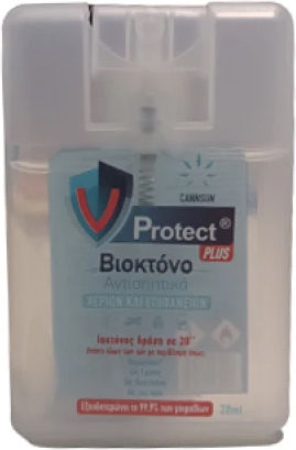Cannsun Medhel VProtect Plus Αντισηπτικό Spray Χεριών 20ml