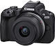 Canon EOS R50 Mirrorless Camera Kit (RF-S 18-45mm f/4.5-6.3 IS STM + RF-S 55-210mm f/5-7.1 IS STM) Black