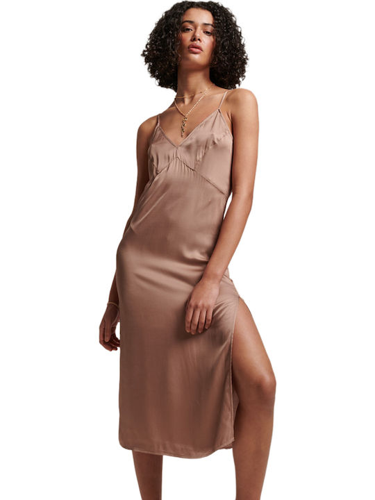 Superdry Dress Φόρεμα All day Καφέ