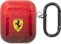 Ferrari Gradient Hülle Silikon mit Haken in Rot Farbe für Apple AirPods 1 / AirPods 2 Ferrari Gradient Hülle Silikon mit Haken in Rot Farbe für Apple AirPods 1 / AirPods 2