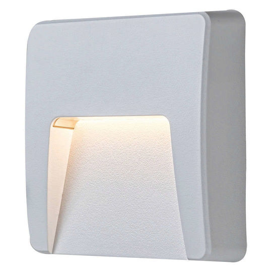 Rabalux Trento Επιτοίχια Εξωτερική Πλαφονιέρα LED IP65 3W με Φυσικό Λευκό Φως