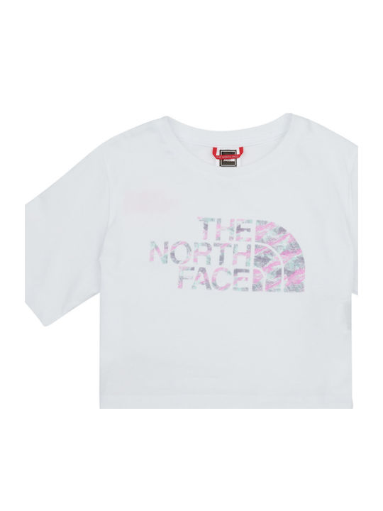 The North Face Crop Top pentru copii Cu mânecă ...