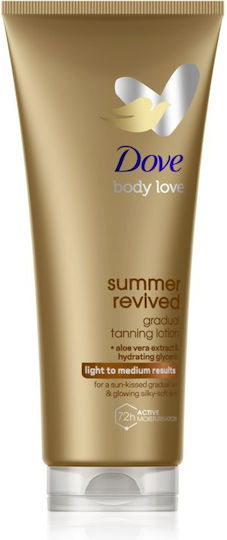 Dove Body Love Summer Revived Автобронзант Лосион За Тяло Светъл / Среден 200мл
