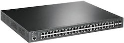 TP-LINK TL-SG3452P v3.2 v3.20 Verwaltet L2 PoE+ Switch mit 48 Ports Gigabit (1Gbps) Ethernet und 4 SFP Ports