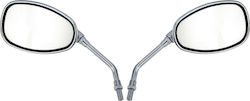 Motorcycle Mirrors for Yamaha XV Virago 2pcs Silver
