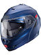 Caberg Duke-X Matt Blue Yama Κράνος Μηχανής Flip-Up ECE 22.06 1550gr με Pinlock και Sunvisor