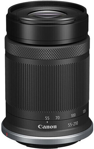 Canon Crop Kameraobjektiv RF-S 55-210mm F/5-7.1 IS STM Teleobjektiv für Canon RF Berg Schwarz