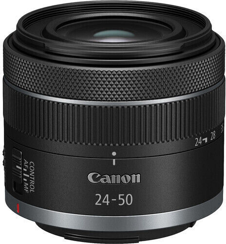 Canon Full Frame Φωτογραφικός Φακός 24-50mm F/4.5-6.3 IS STM Tele Zoom για Canon RF Mount Μαύρος