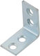 ArteLibre Eckregal Aluminium in Silber Farbe 25x25mm 1Stück 04010336
