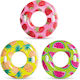 Intex Tropical Fruit Kids' Swim Ring with Handles and Diameter 170cm. from 9 Years Old (Assortment Designs/Colours) Strawberry