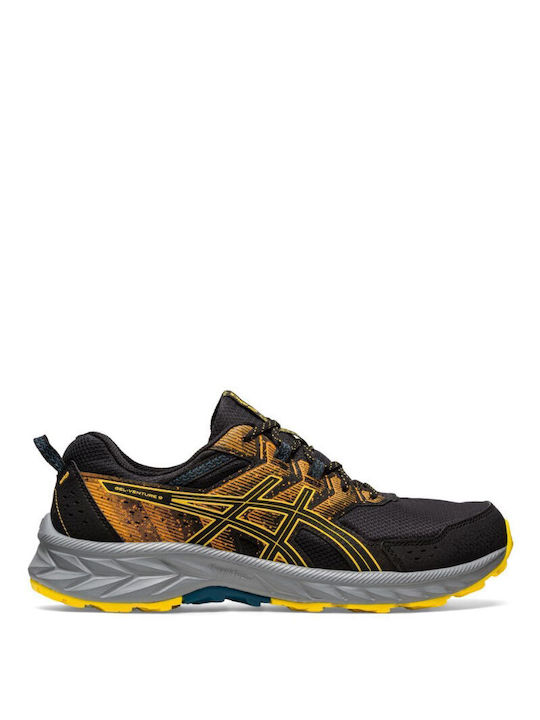 ASICS Gel-Venture 9 Ανδρικά Αθλητικά Παπούτσια Running Black / Golden Yellow