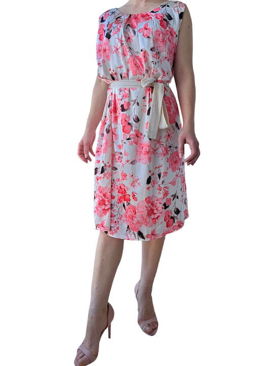 FLORAL DRESS LIZALU PINK