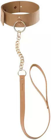 Bijoux Indiscrets Maze Guler Colier cu lesă Camel