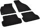 Rigum Set of Front and Rear Mats 4pcs for Seat Exeo Audi A4 2000 2008 Black