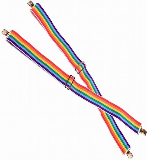 Rainbow Suspenders Carnival Suspenders Polychrome