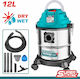 Total Aspirator Umed / Uscat 1000W cu recipient 12lt