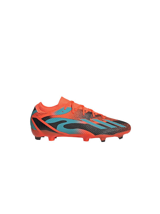 Adidas X Speedportal Messi.3 FxG Χαμηλά Ποδοσφαιρικά Παπούτσια με Τάπες Πορτοκαλί