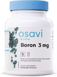 Osavi Boron 3mg 60 φυτικές κάψουλες Osavi Boron 3mg 60 φυτικές κάψουλες