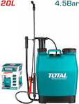 Total Backpack Sprayer with a Capacity of 20lt