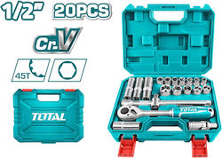 Total Super Select Καστάνια με Καρυδάκια 1\2" 20τμχ Total Super Select Καστάνια με Καρυδάκια 1\2" 20τμχ