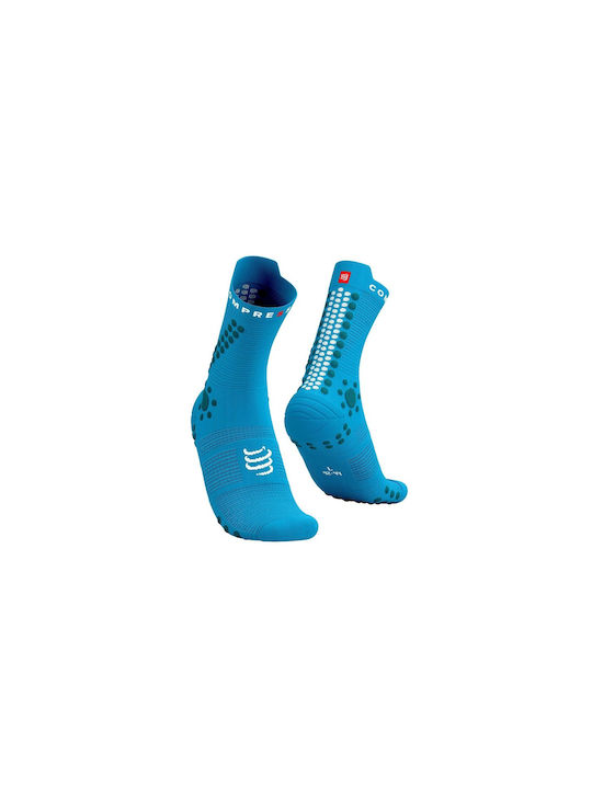 Compressport Pro Racing Socks V4.0 Trekkingsocken Blau 1 Paar