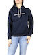 Women's Sweatshirt Hooded Navy Blue