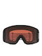 Oakley Line Miner Ski- & Snowboardbrille Erwachsene Schwarz mit Linse Getönt in Gelb Farbe
