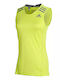 Adidas Clima Damen Sportlich Bluse Ärmellos Gelb