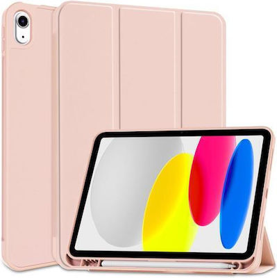 iNOS Smart Flip Cover Synthetic Leather Pink (iPad 2022 10.9'')