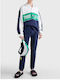 Tommy Hilfiger Ανδρικό Παντελόνι Chino σε Slim Εφαρμογή Navy Μπλε