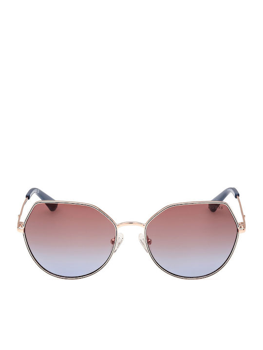 Guess Damen Sonnenbrille mit Gold Metall Gestel...