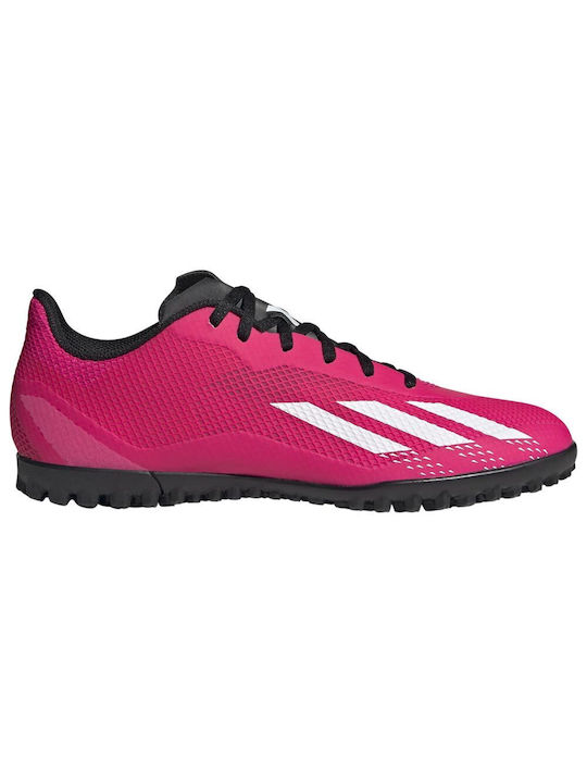 Adidas X Speedportal 4 TF Χαμηλά Ποδοσφαιρικά Παπούτσια με Σχάρα Team Shock Pink 2 / Cloud White / Core Black